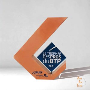 trophée sur mesure 100% made in France BTP