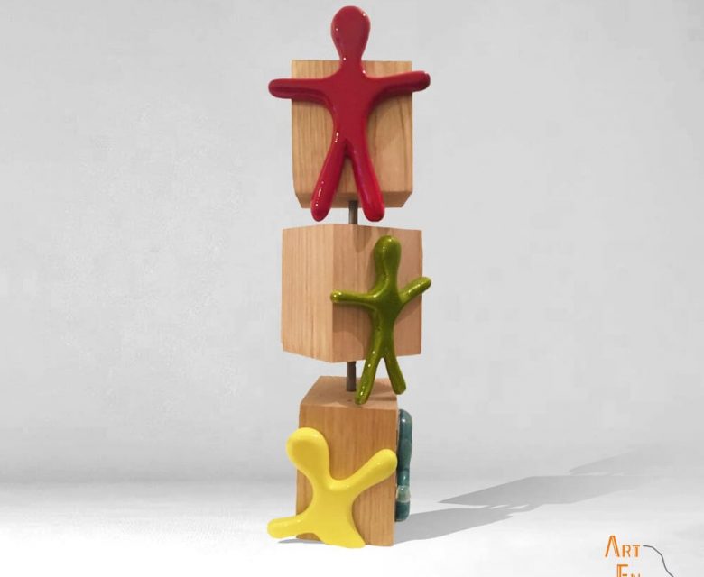 Trophée team building personnalisé 100% made in France