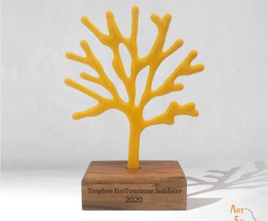 Trophée Arbre verre personnalisé 100% made in France