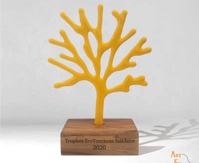 Trophée Arbre verre personnalisé 100% made in France