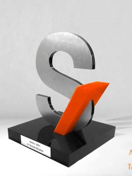 Trophée métal plexiglas 100% made in France