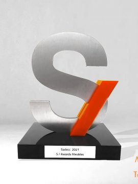 Trophée métal plexiglas 100% made in France