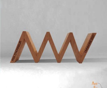 Trophée bois développement durable 100% made in France