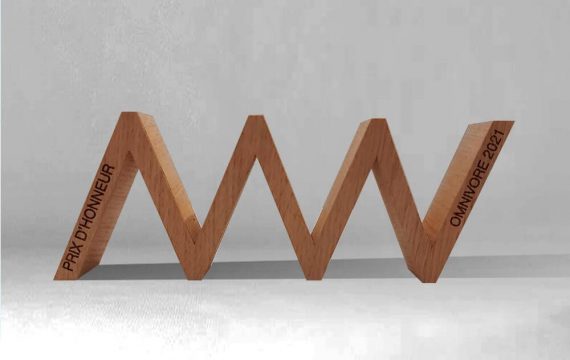 Trophée bois développement durable 100% made in France