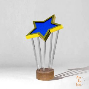 trophée Etoile sur mesure personnalisé made in France