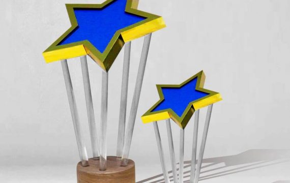 trophée Etoile sur mesure personnalisé made in France