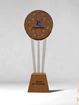 Trophée sport Fédération Française Handball 100% made in France