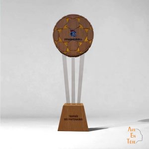 Trophée sport Fédération Française Handball 100% made in France