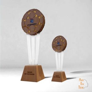 Trophée sport Fédération Française Handball 100% made in France
