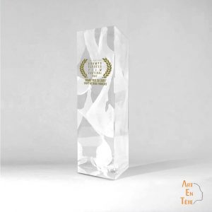 Trophée sur mesure plexiglas made in France