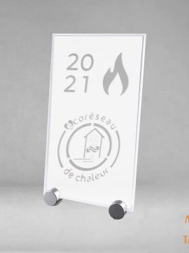 Trophée verre 100% made in France