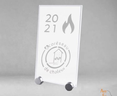 Trophée verre 100% made in France