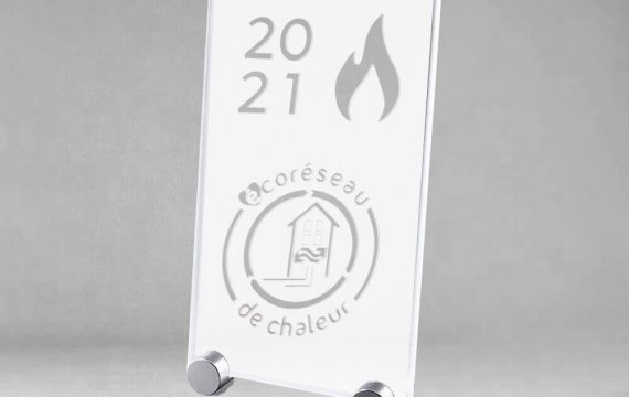 Trophée verre 100% made in France