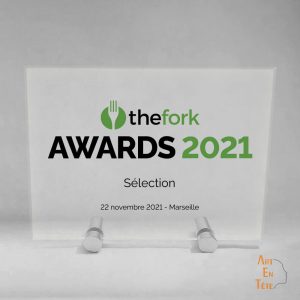 Trophée The Fork verre 100% made in France