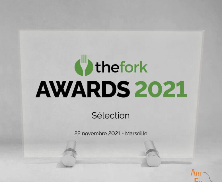 Trophée The Fork verre 100% made in France