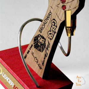 Trophée micro made in France sur mesure