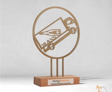 Trophée métal sur mesure made in France