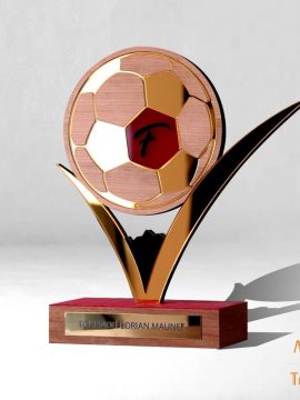 Trophée coupe des champion football
