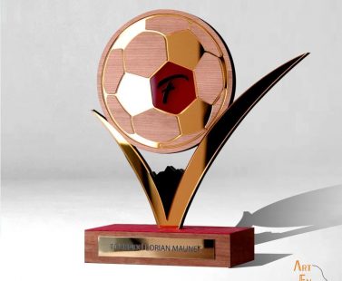 Trophée coupe des champion football