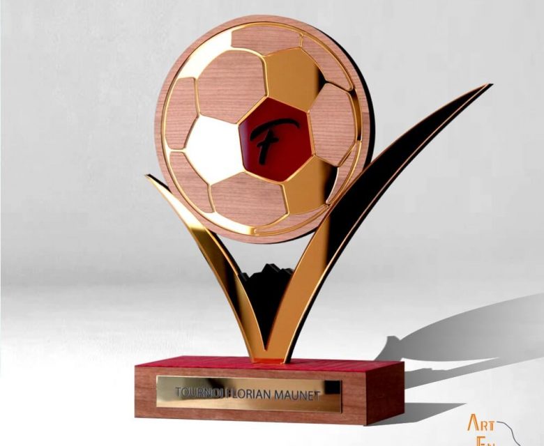 Trophée coupe des champion football
