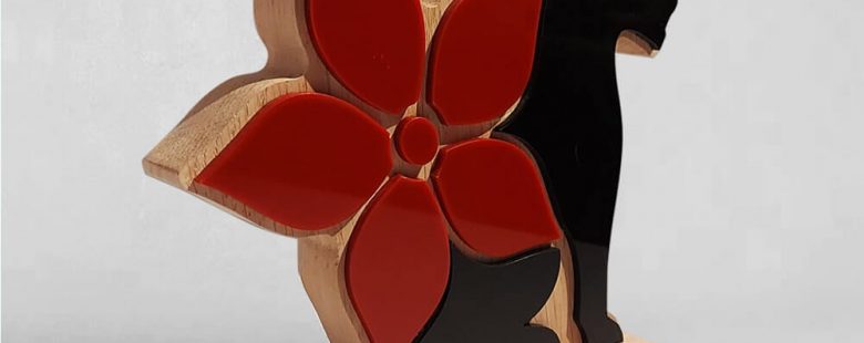 Trophée bois sur mesure