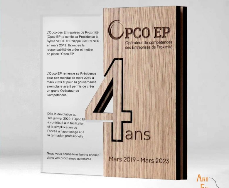 création trophées sur mesure