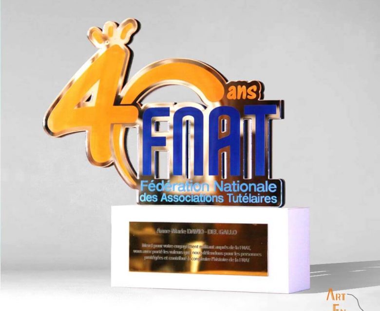 création trophée sur mesure