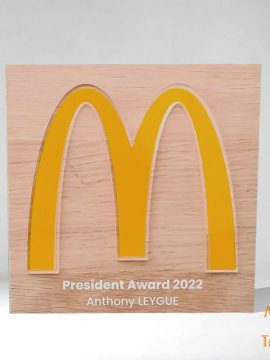 trophée bois sur mesure