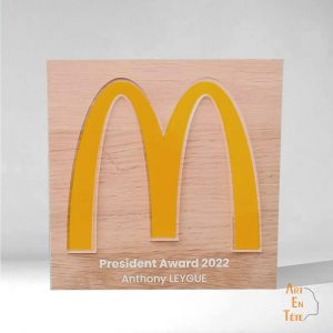 trophée bois sur mesure