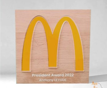 trophée bois sur mesure