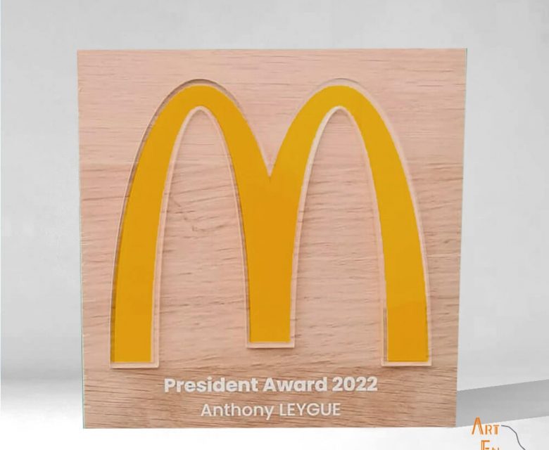 trophée bois sur mesure