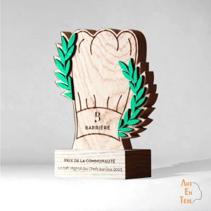 trophée éco-responsable sur mesure