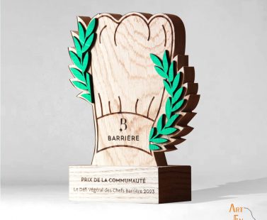 trophée éco-responsable sur mesure