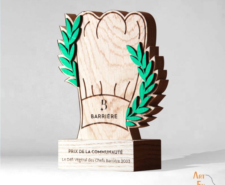 trophée éco-responsable sur mesure