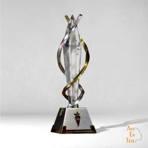 trophée e-sport luxe