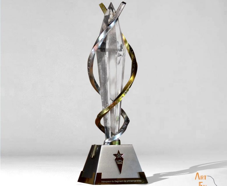 trophée e-sport luxe