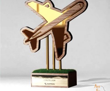 trophée avion sur mesure