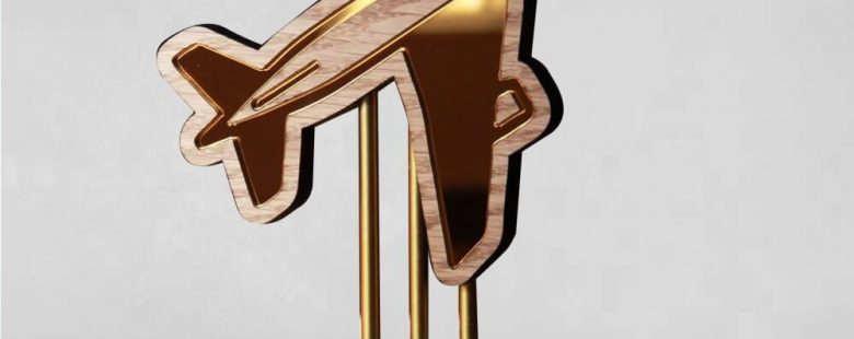 trophée avion sur mesure