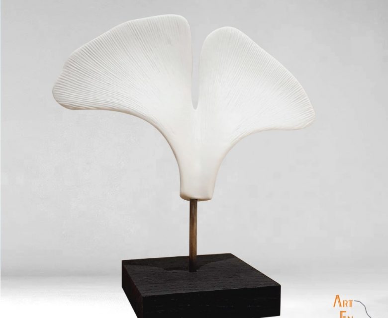 Trophée feuille sur mesure