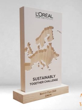 trophée éco-responsable sur mesure