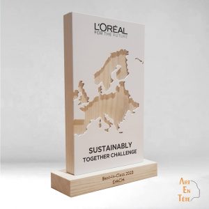 trophée éco-responsable sur mesure