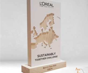 trophée éco-responsable sur mesure