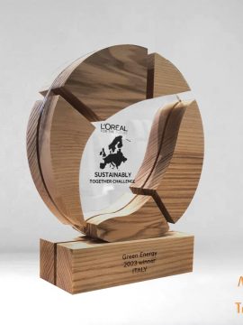 trophée éco-responsable sur mesure