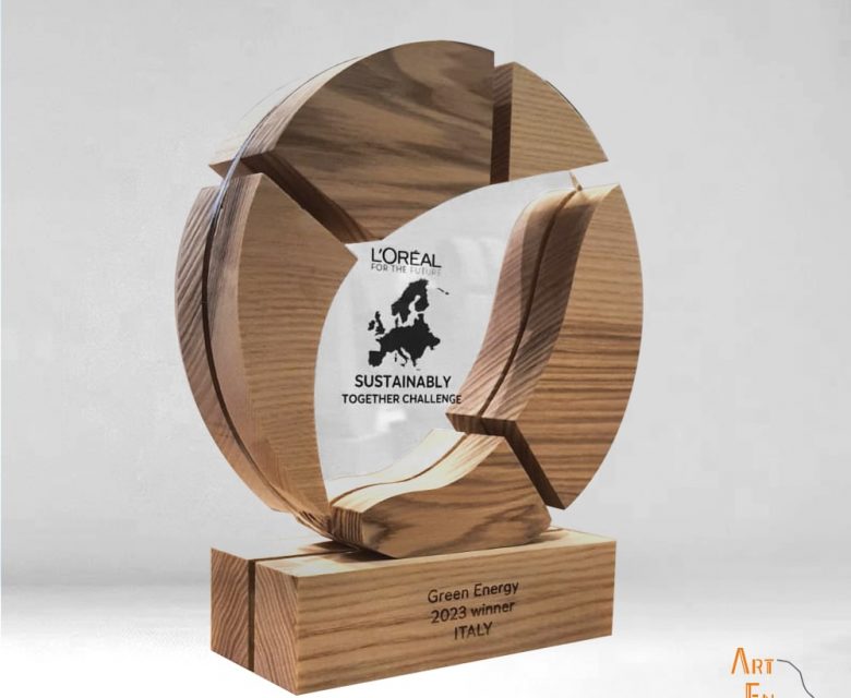 trophée éco-responsable sur mesure