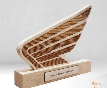 trophée bois sur mesure