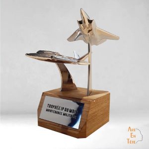 trophées sur mesure avion