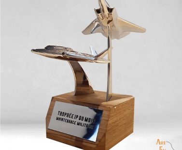 trophées sur mesure avion