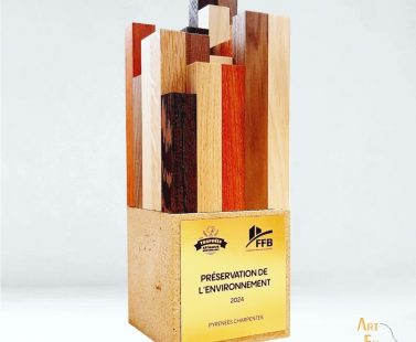 trophées bois luxe sur mesure