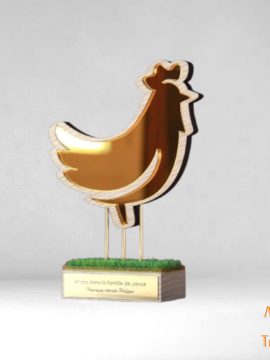 trophée bois sur mesure