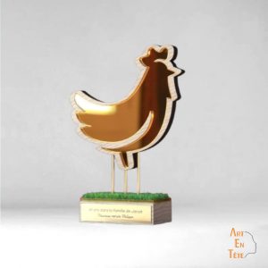 trophée bois sur mesure